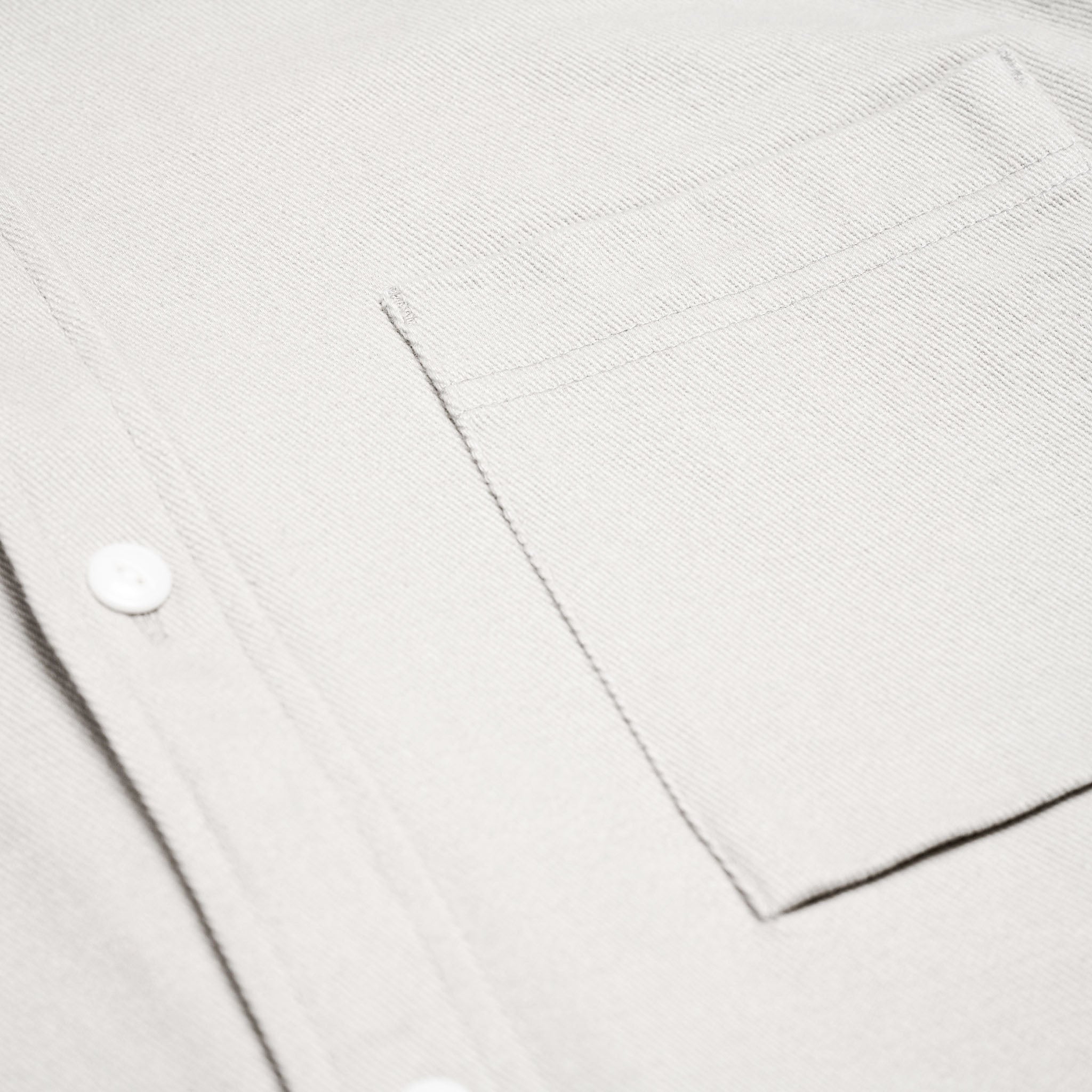 Brushed Cotton Overshirt Cement