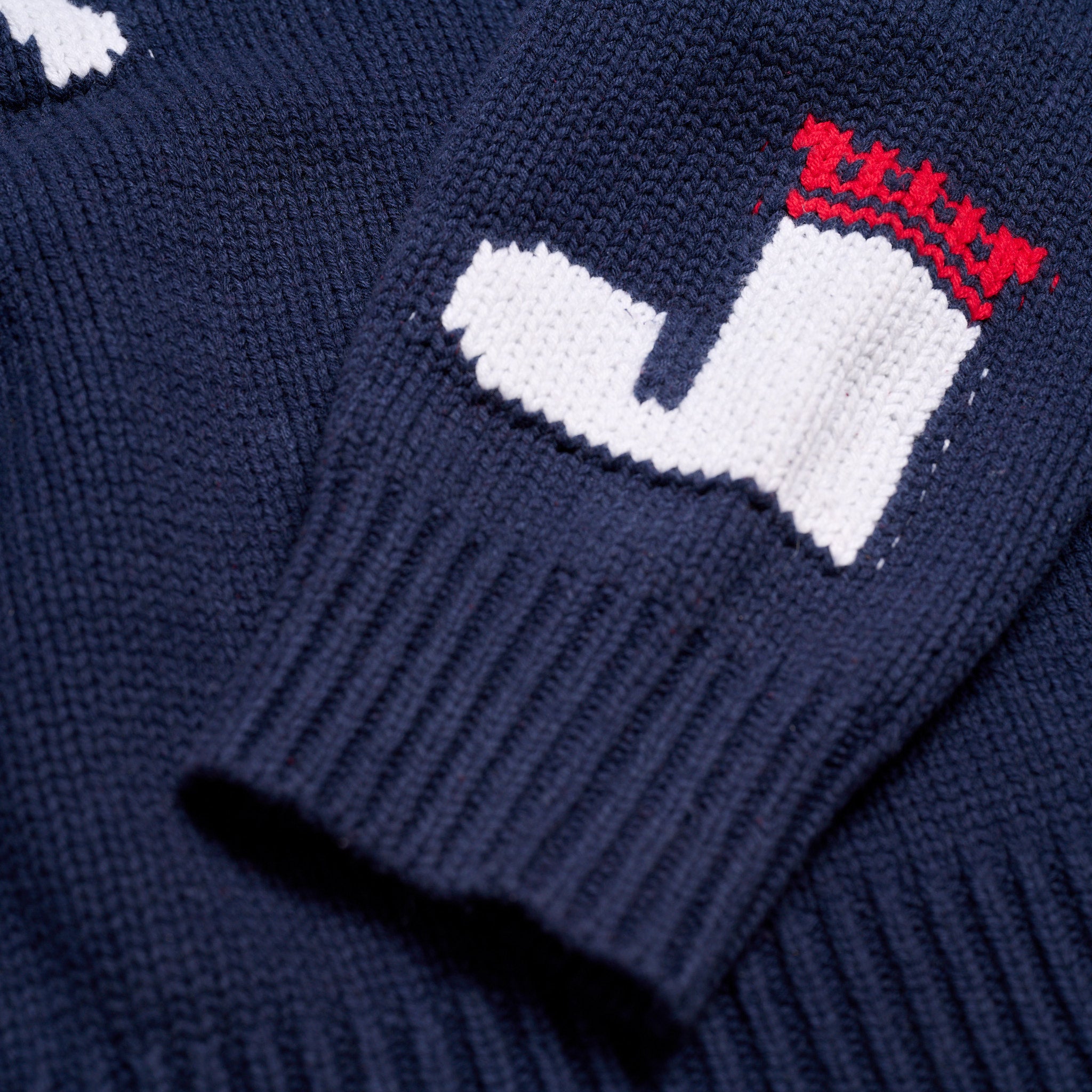 Alpine Knit Crewneck Navy