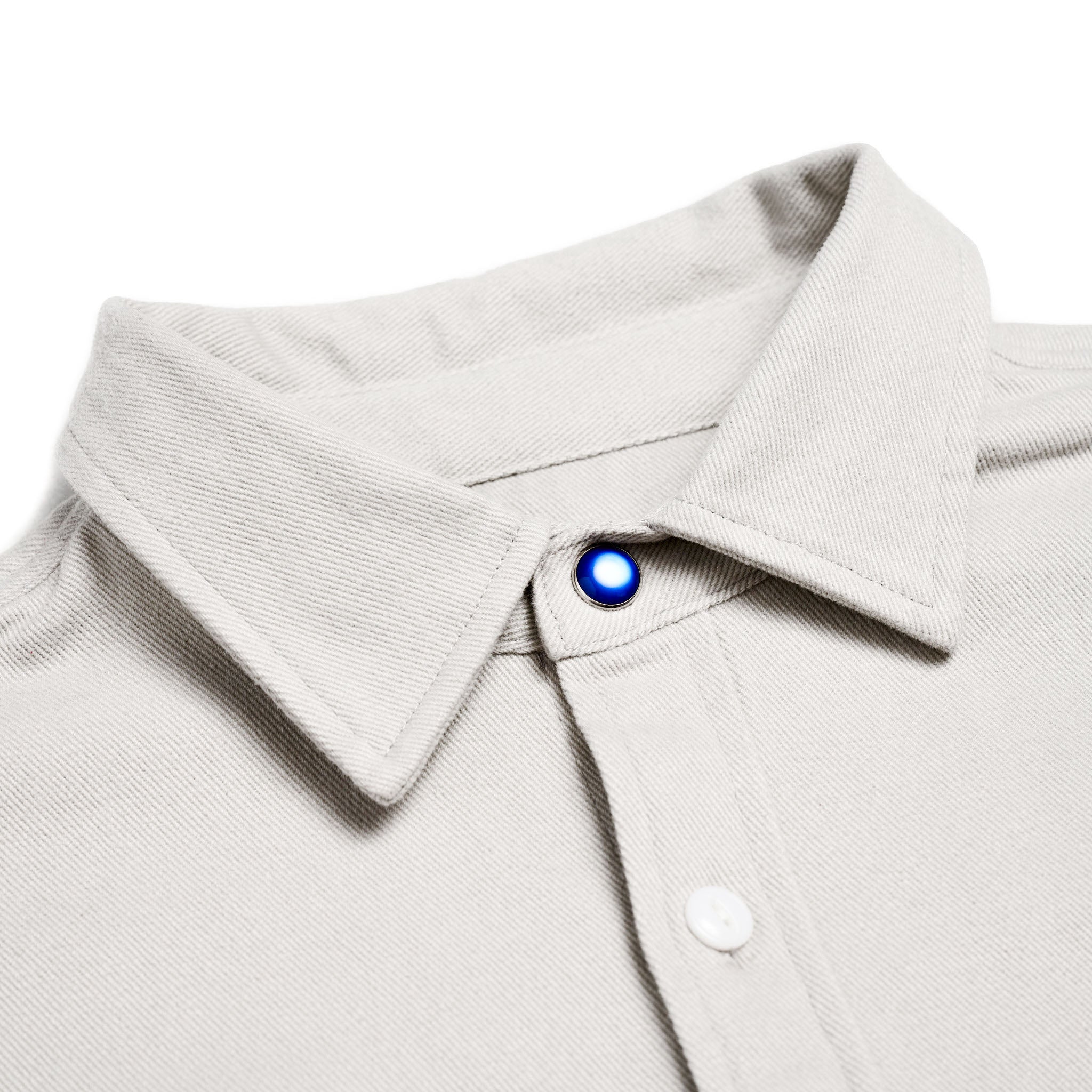 Brushed Cotton Overshirt Cement