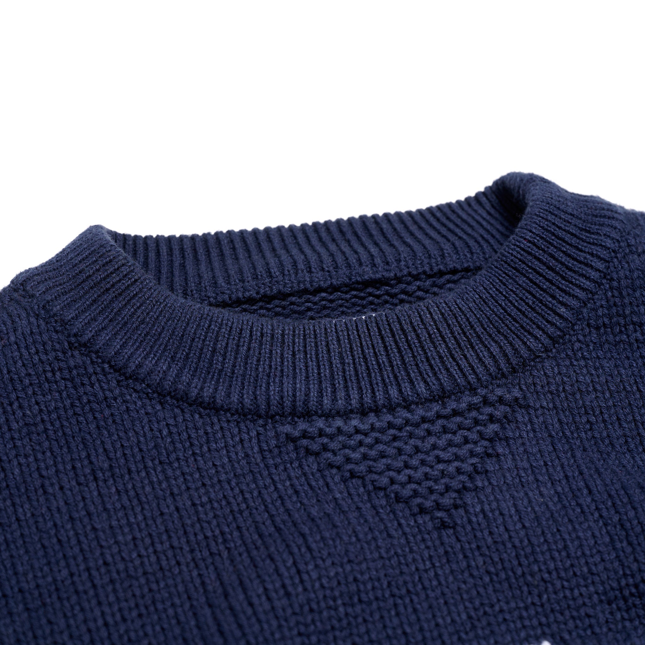 Alpine Knit Crewneck Navy