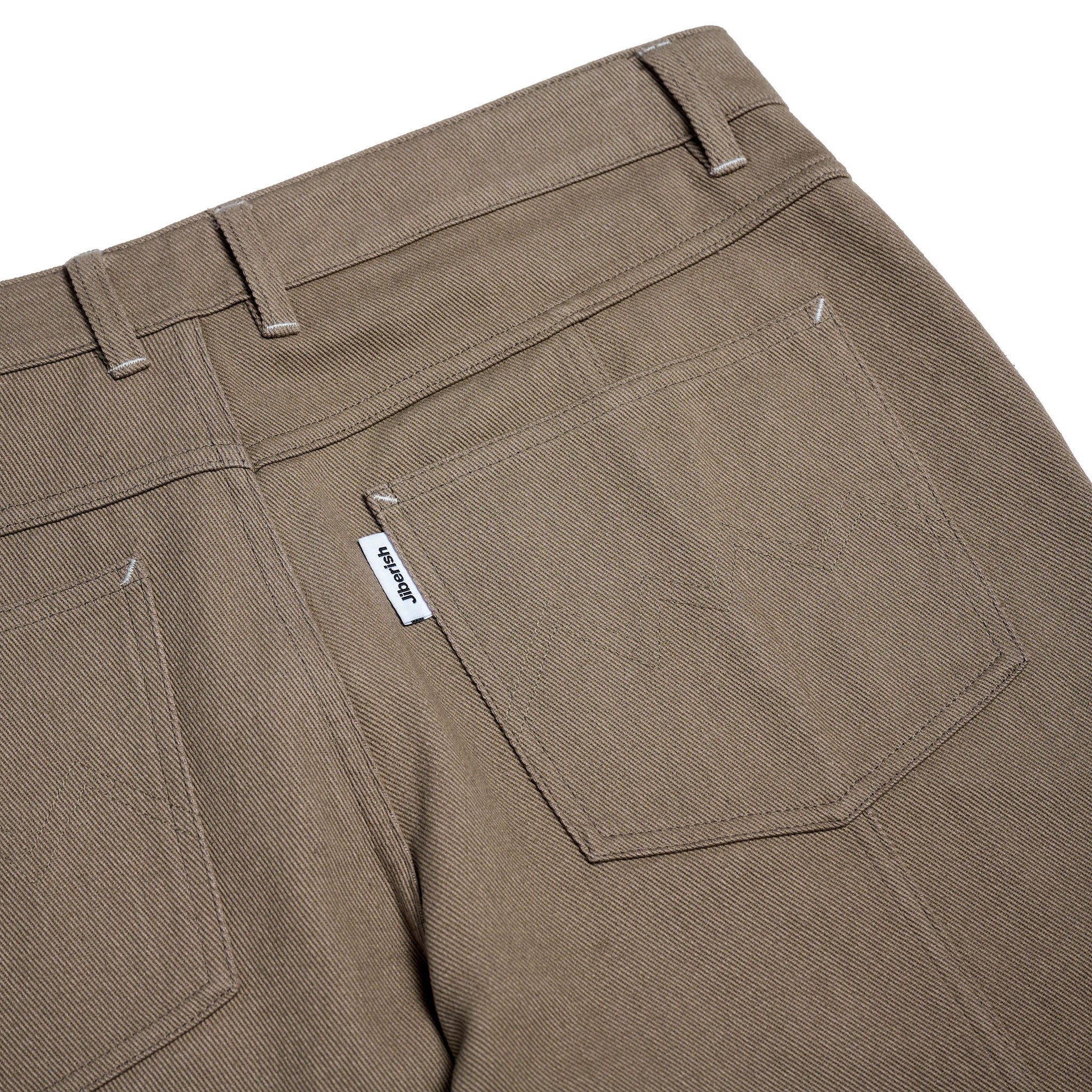 Relaxed Fit Fatigue Pants Taupe