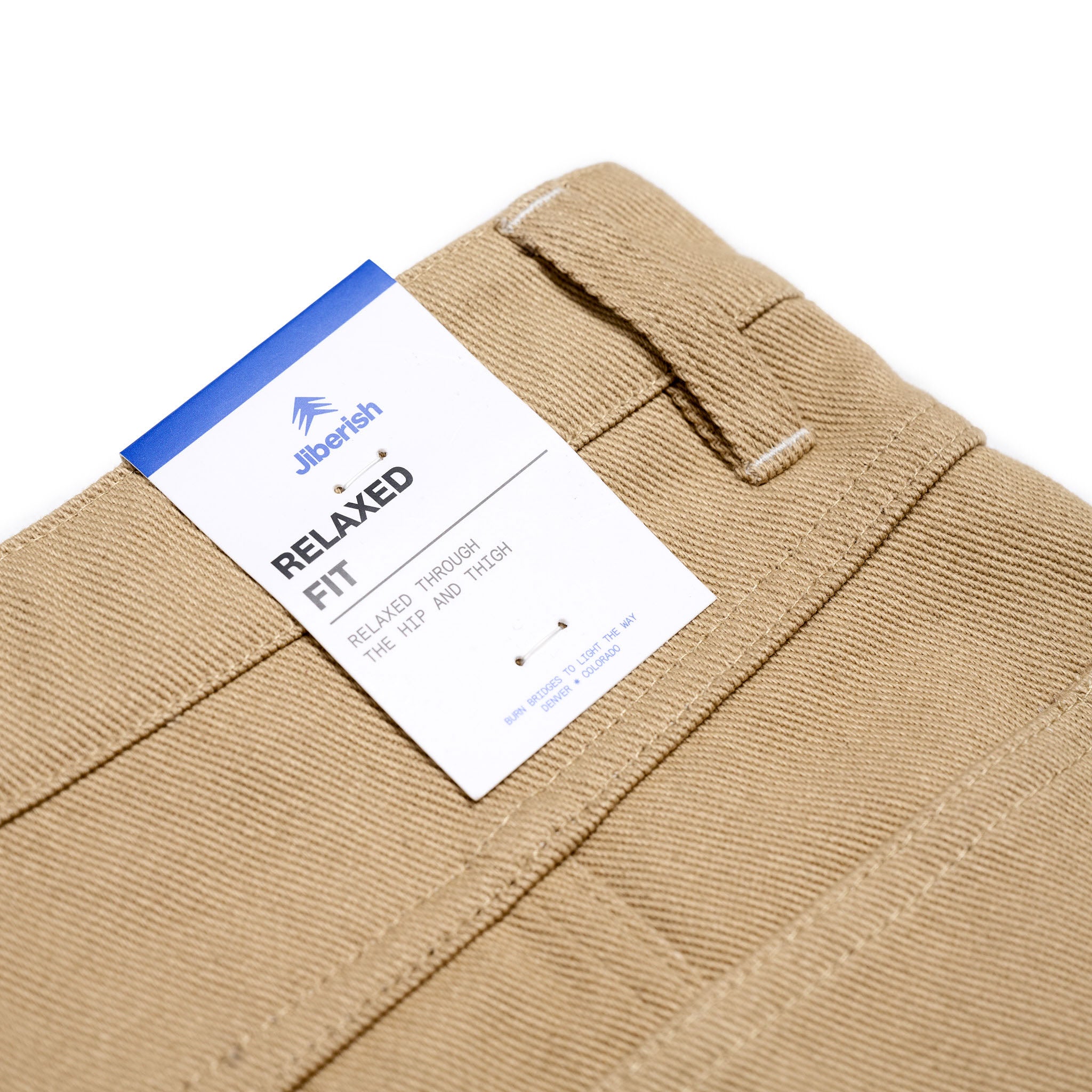 Relaxed Fit Fatigue Pants Tan