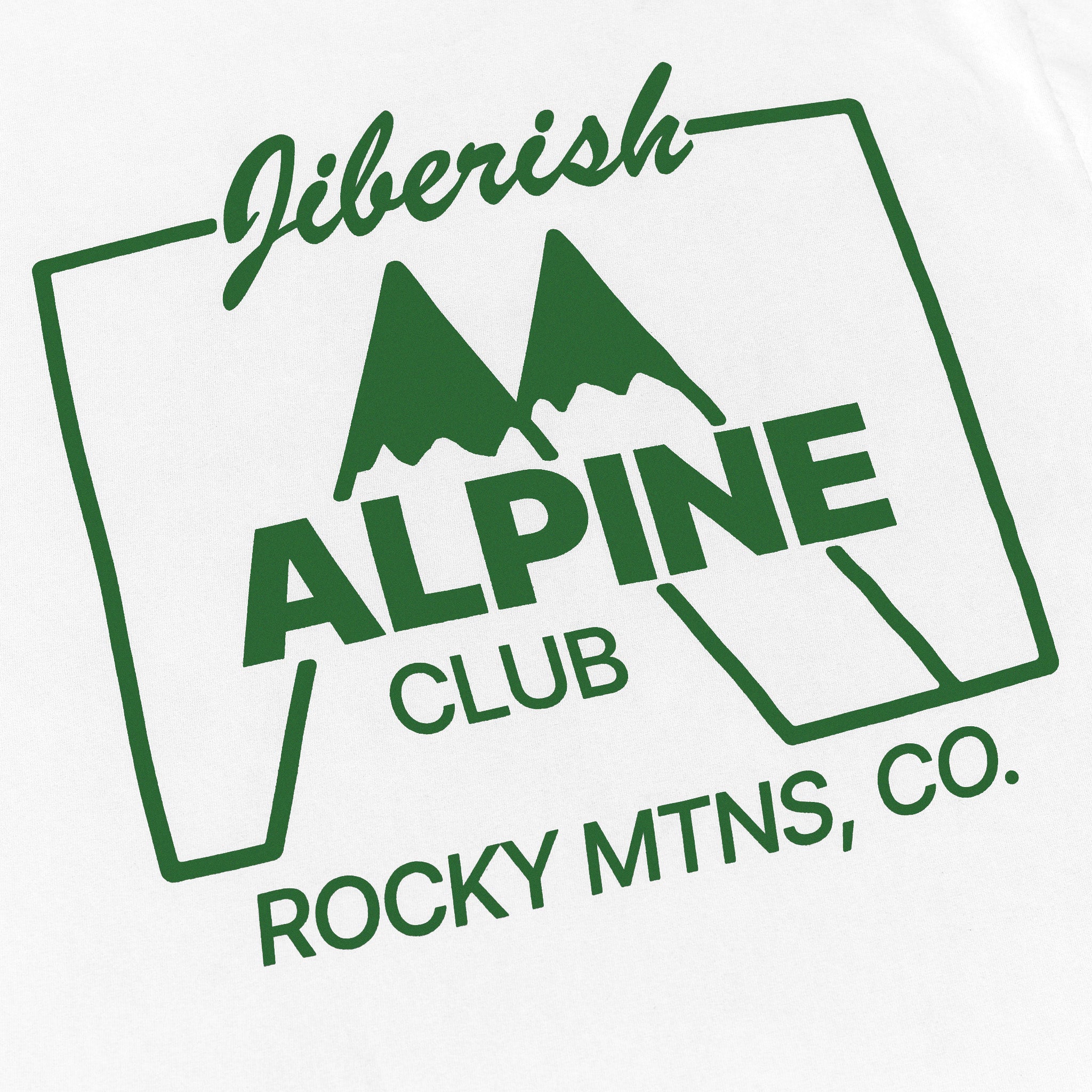 Alpine Club Tee White