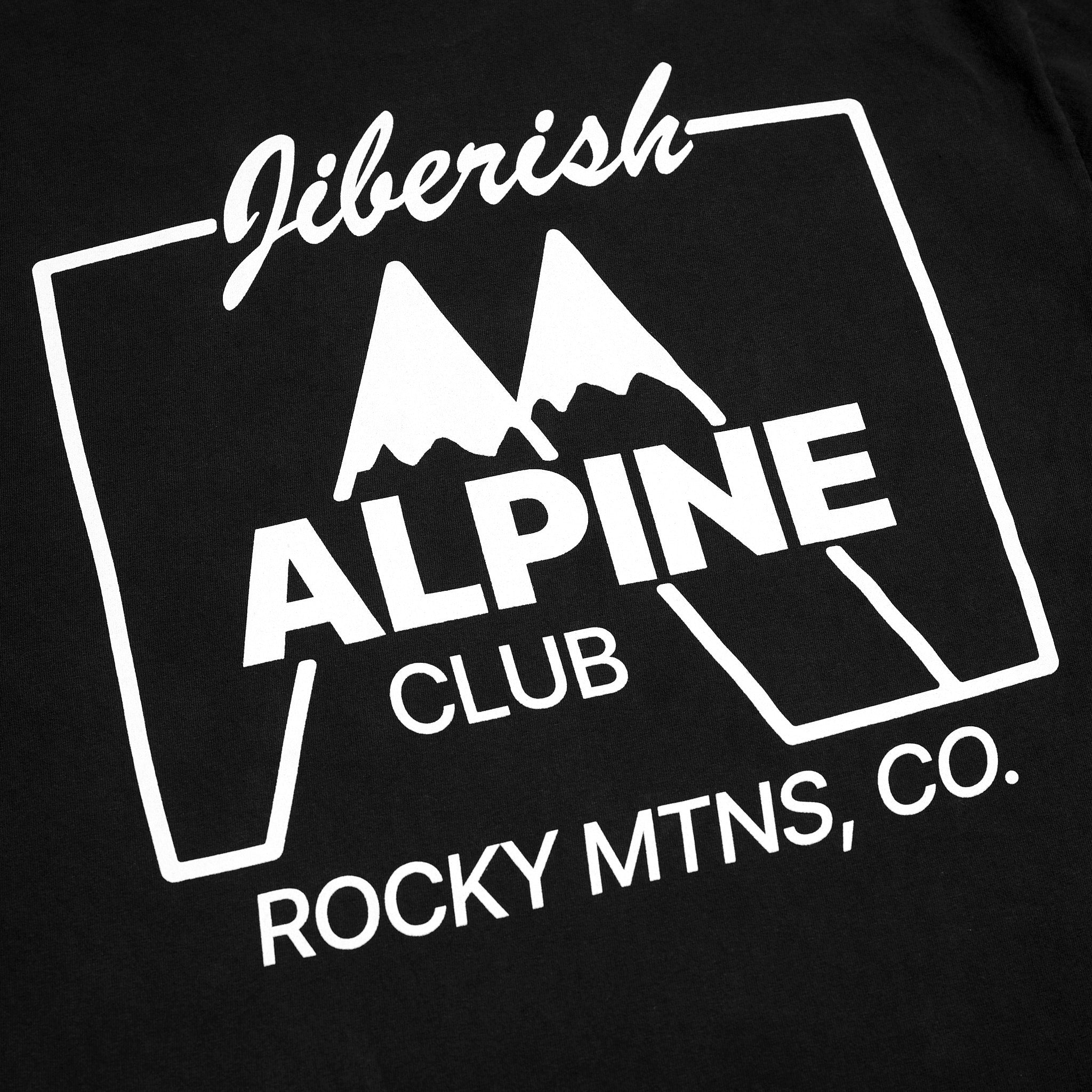 Alpine Club Tee Black