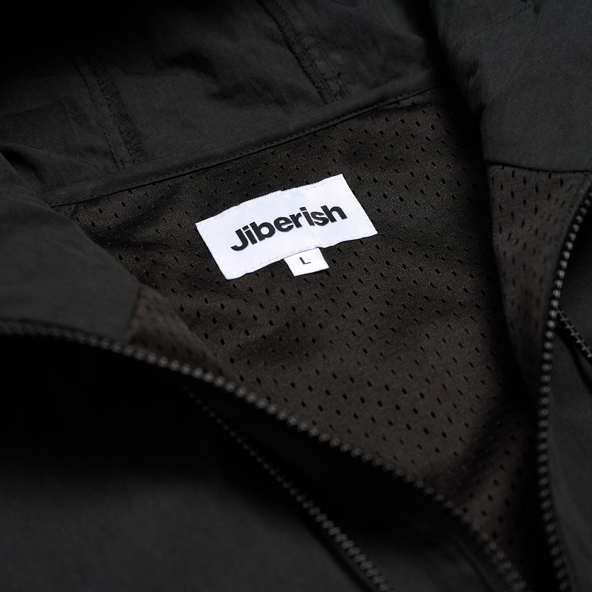 Quarter Zip Anorak Black