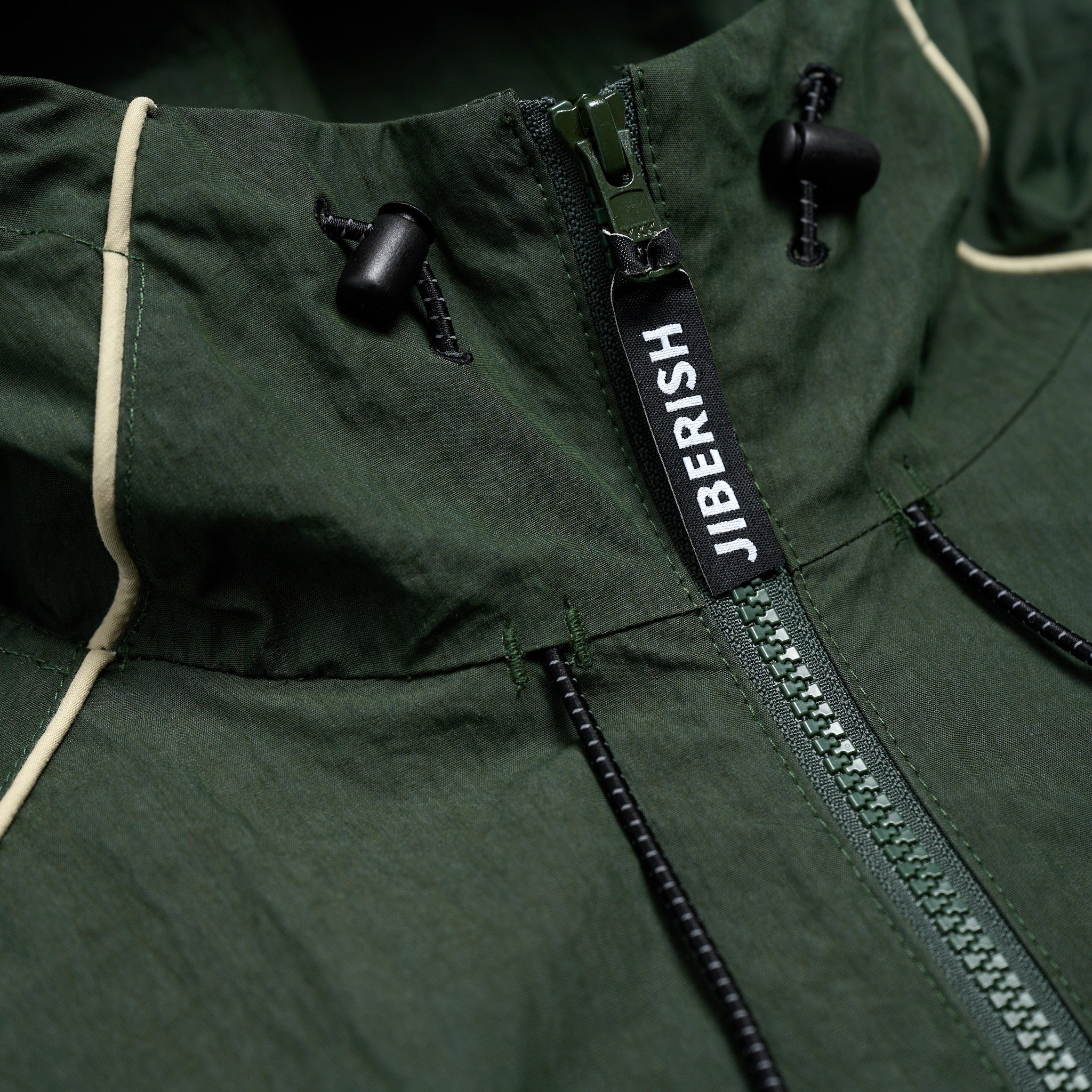 Quarter Zip Anorak Forest Green