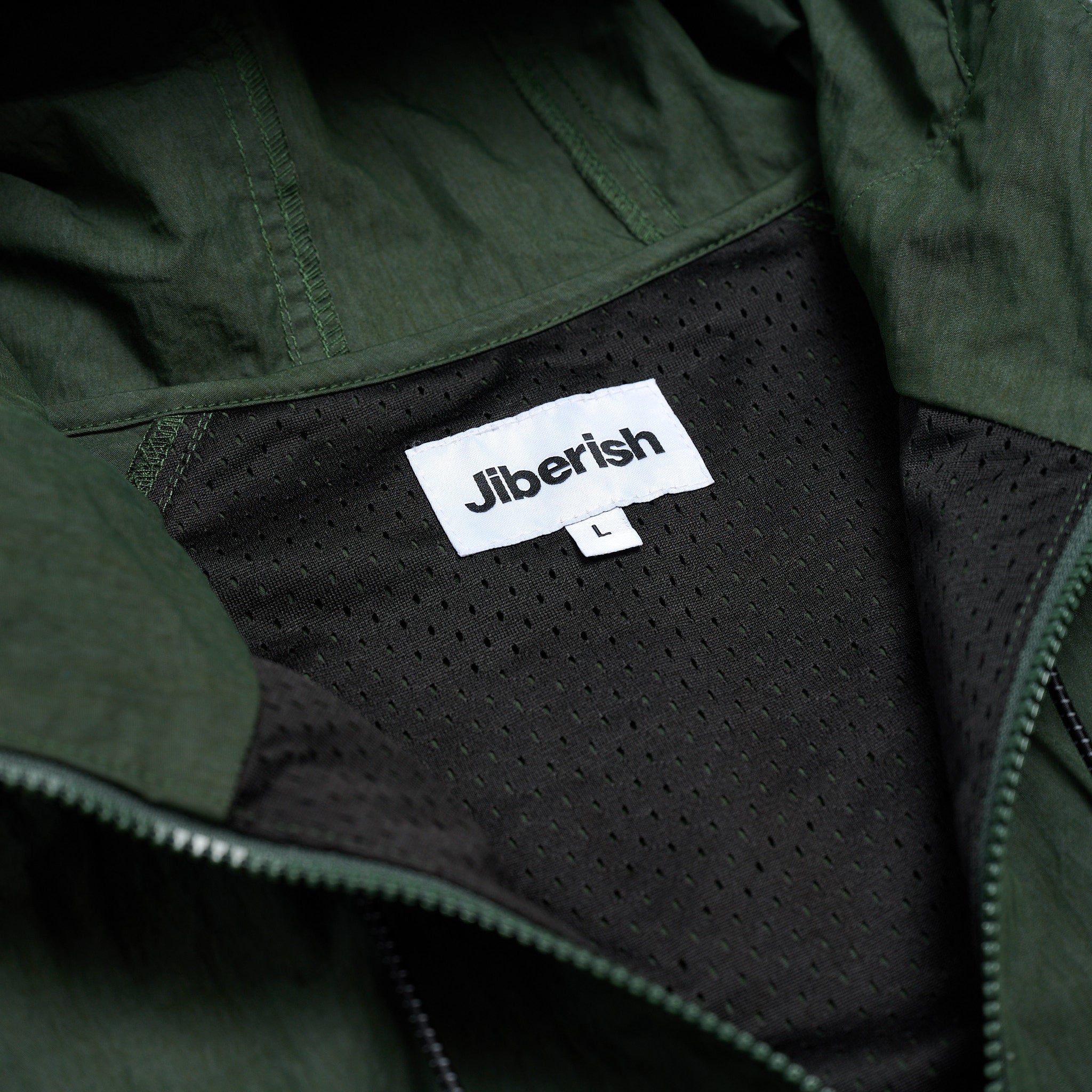 Quarter Zip Anorak Forest Green