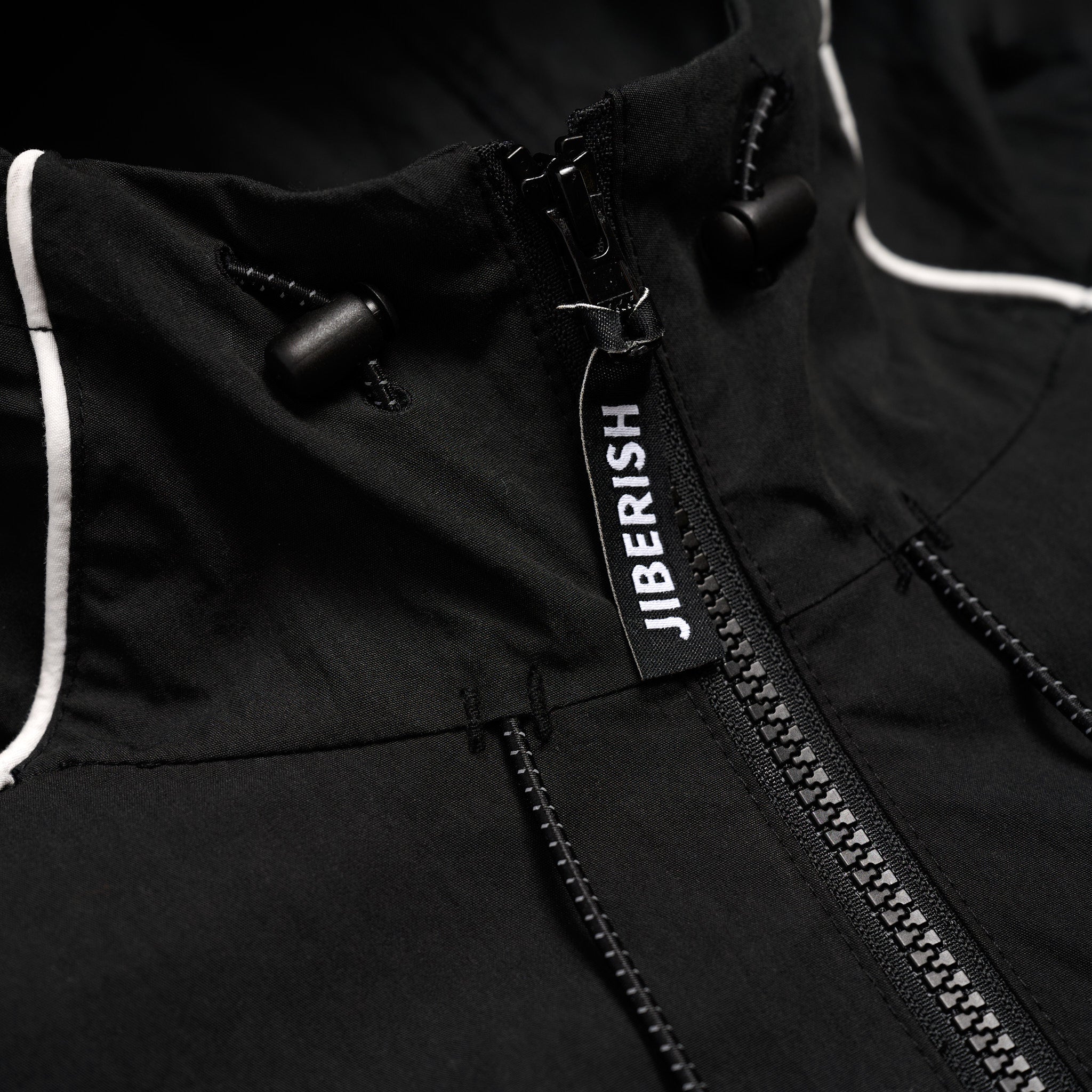 Quarter Zip Anorak Black