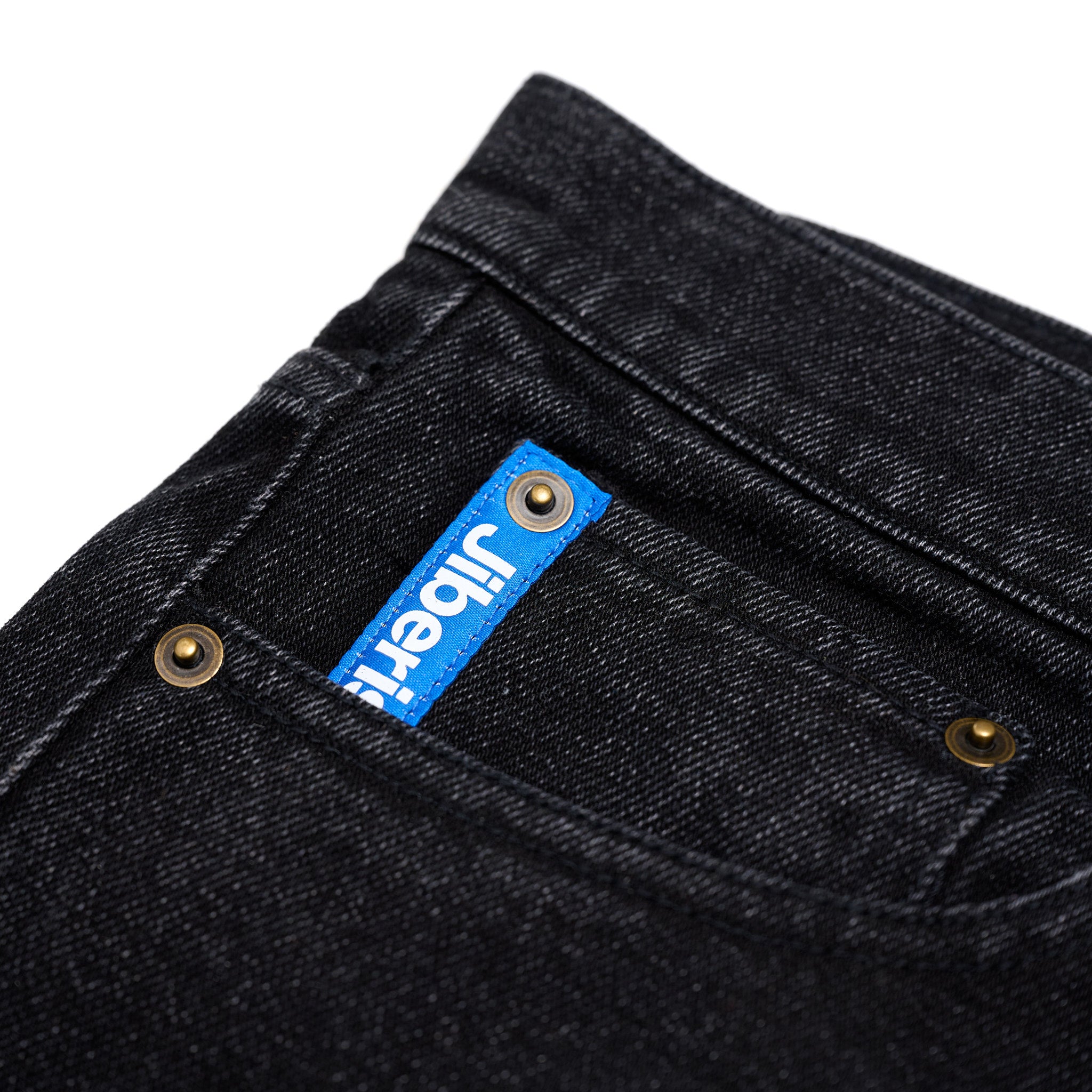 Regular Fit Denim Washed Black