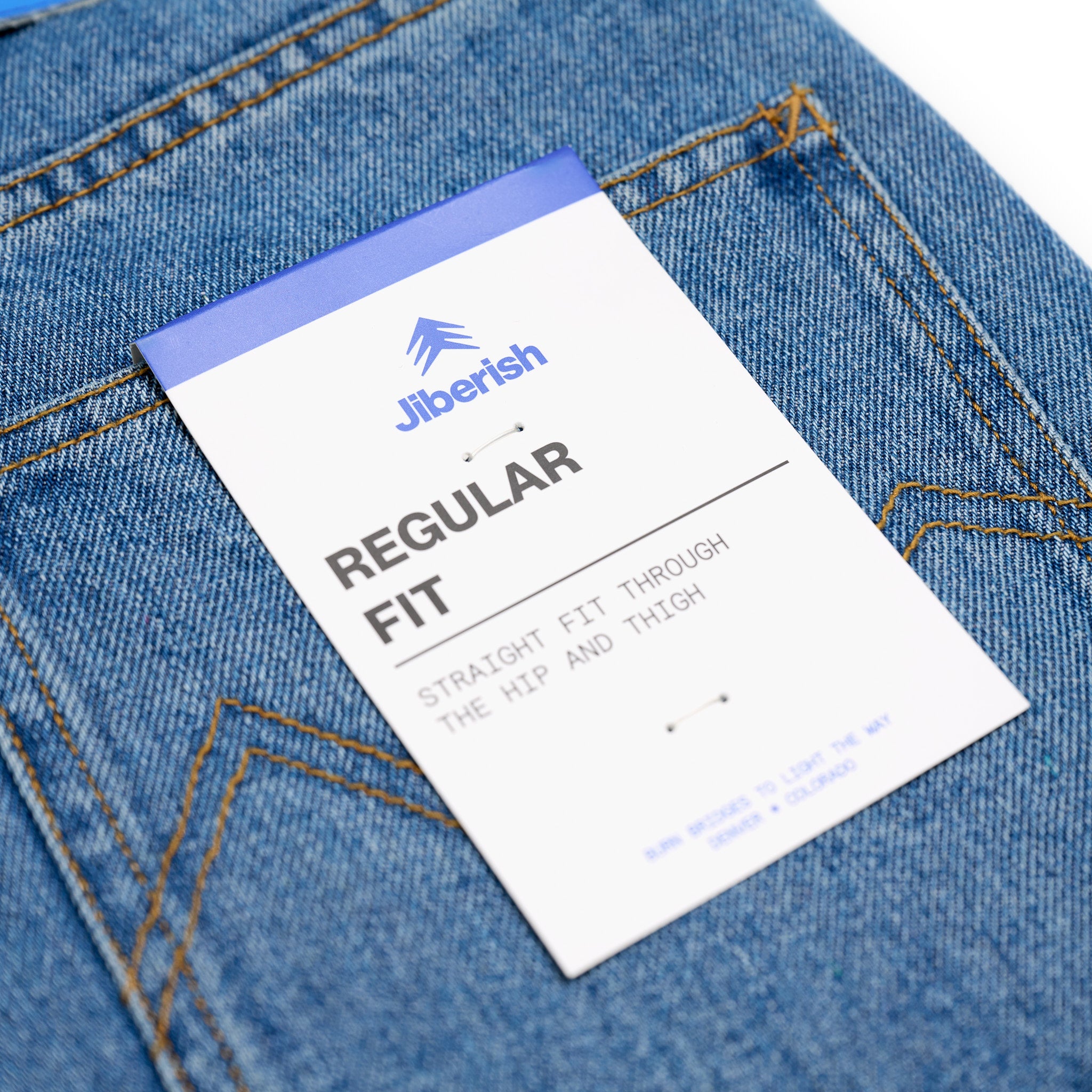 Regular Fit Denim Washed Indigo