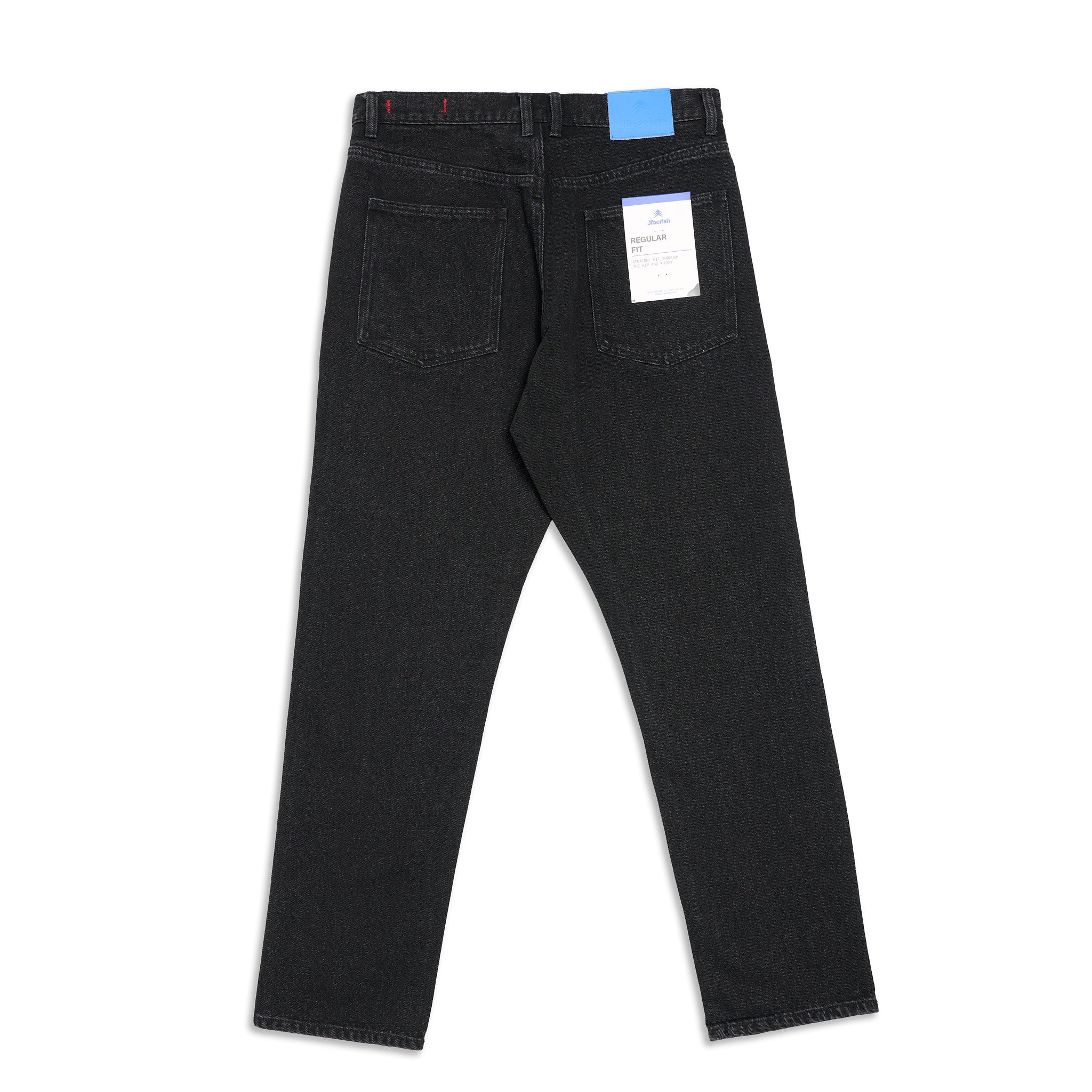 Regular Fit Denim Washed Black