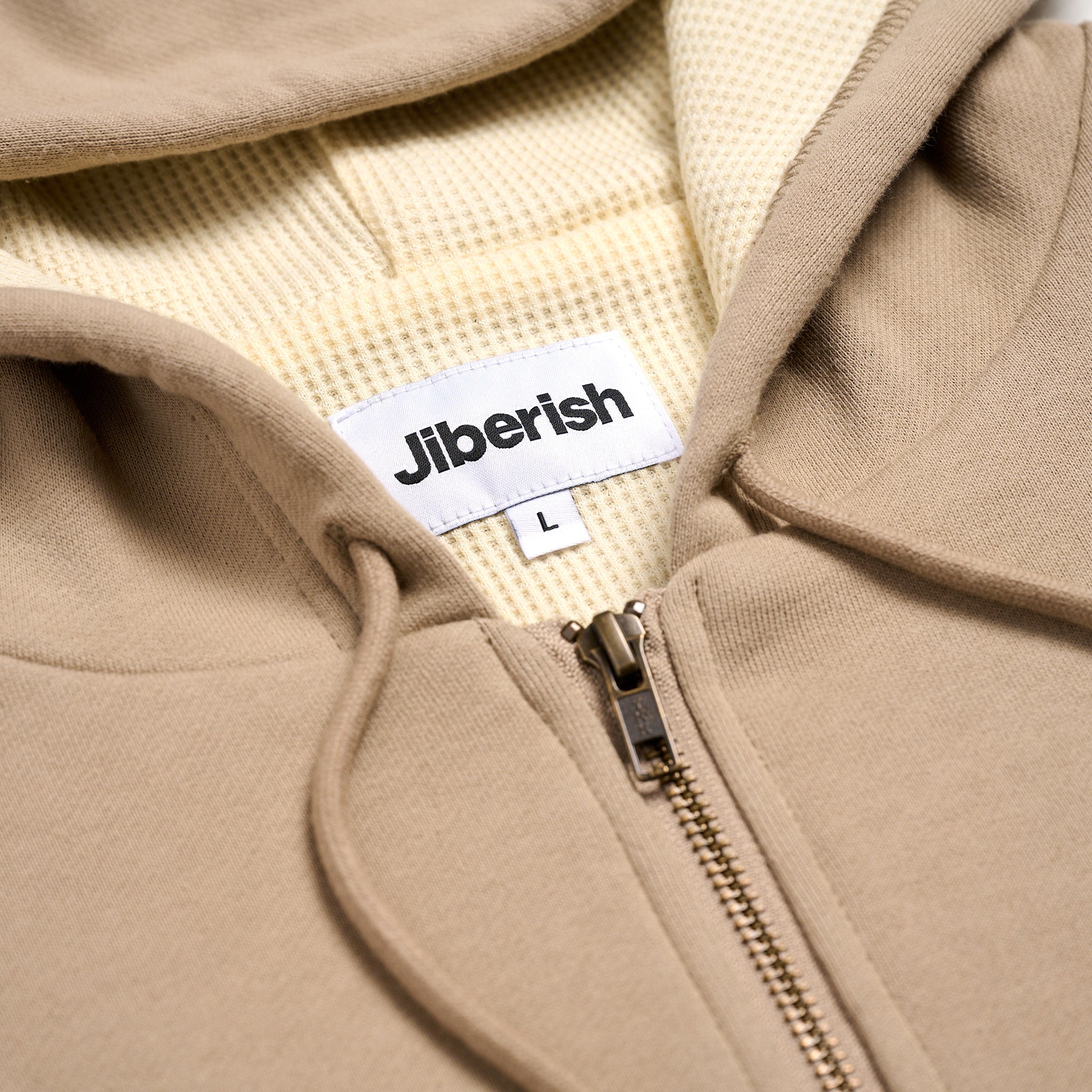 Heavyweight Thermal-Lined Hoodie Sand