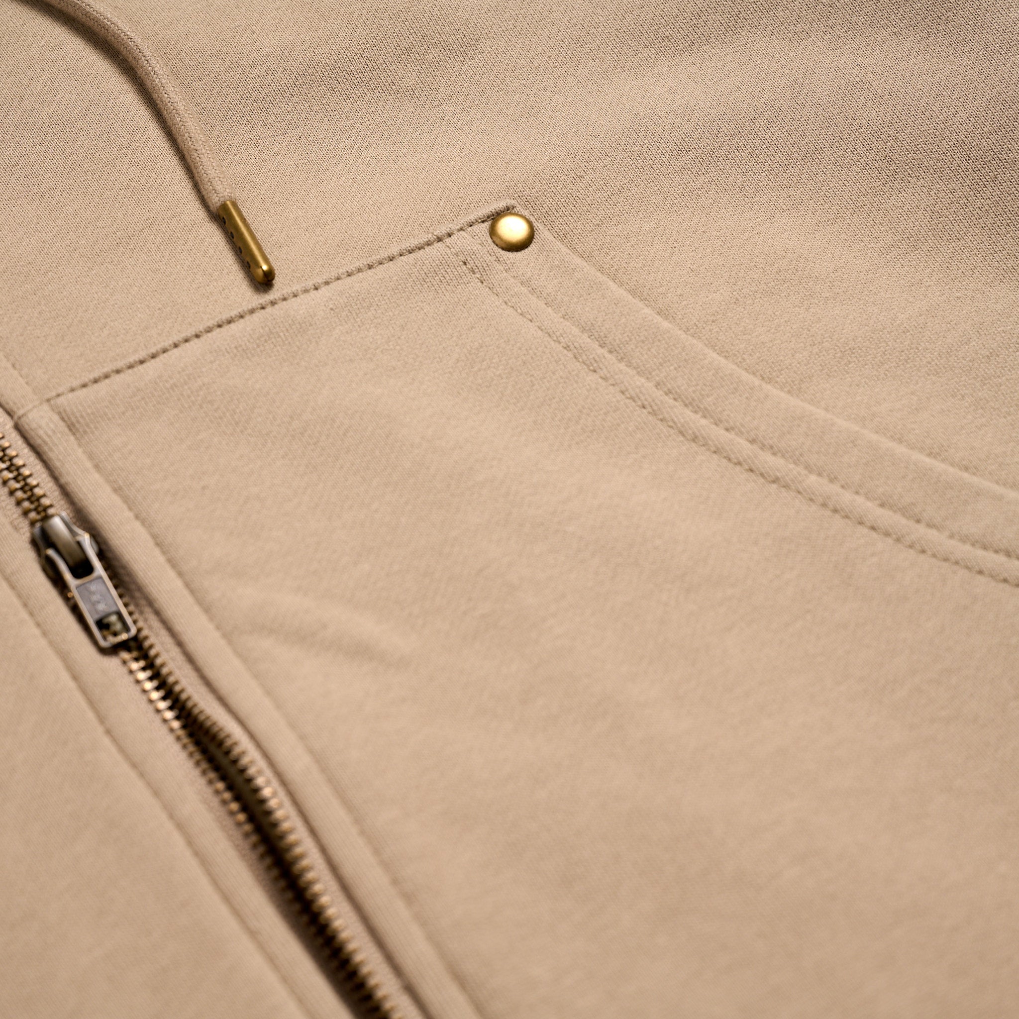 Heavyweight Thermal-Lined Hoodie Sand