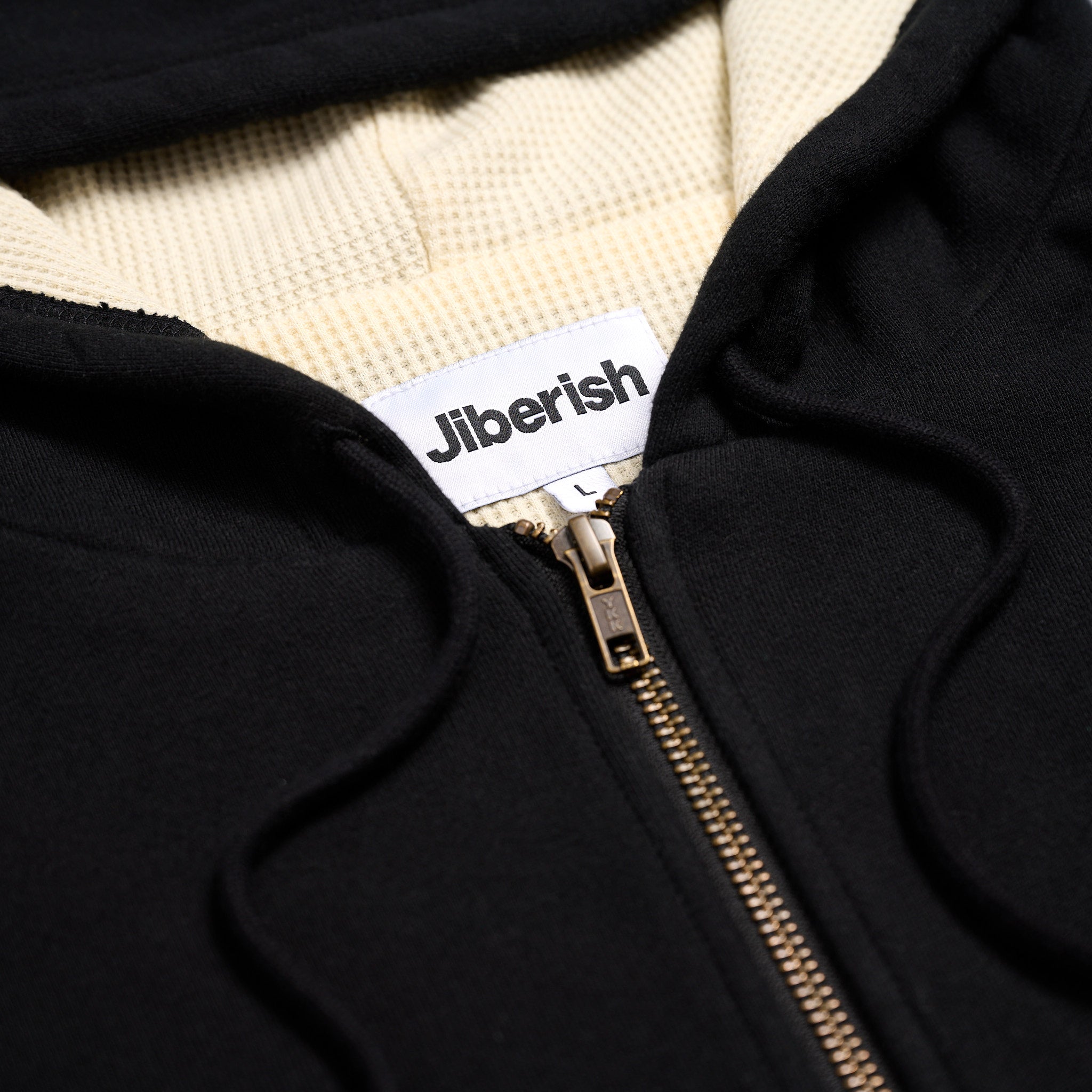 Heavyweight Thermal-Lined Hoodie Black