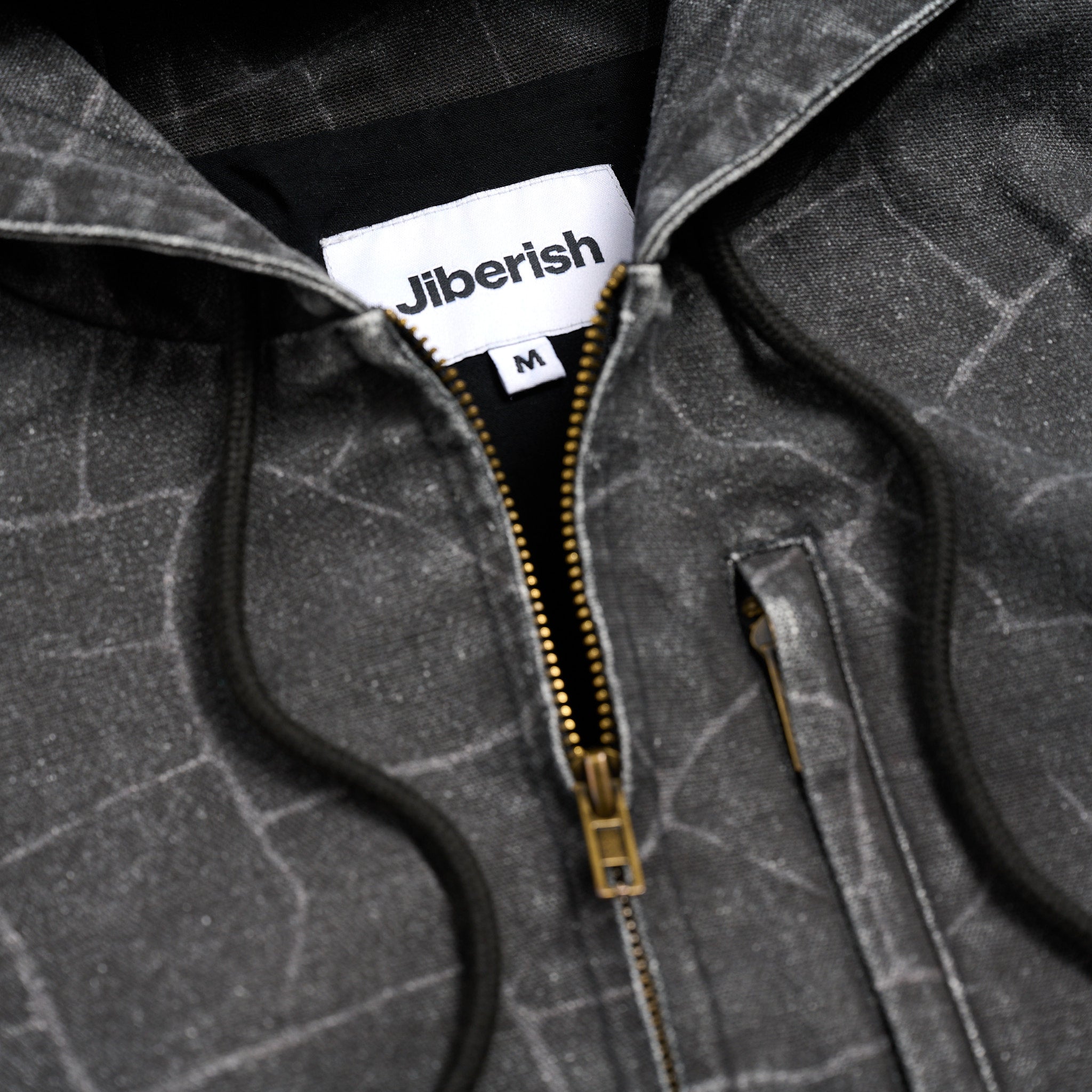 Eggxit + Jiberish: Canvas Field Jacket Cracked Eggshell