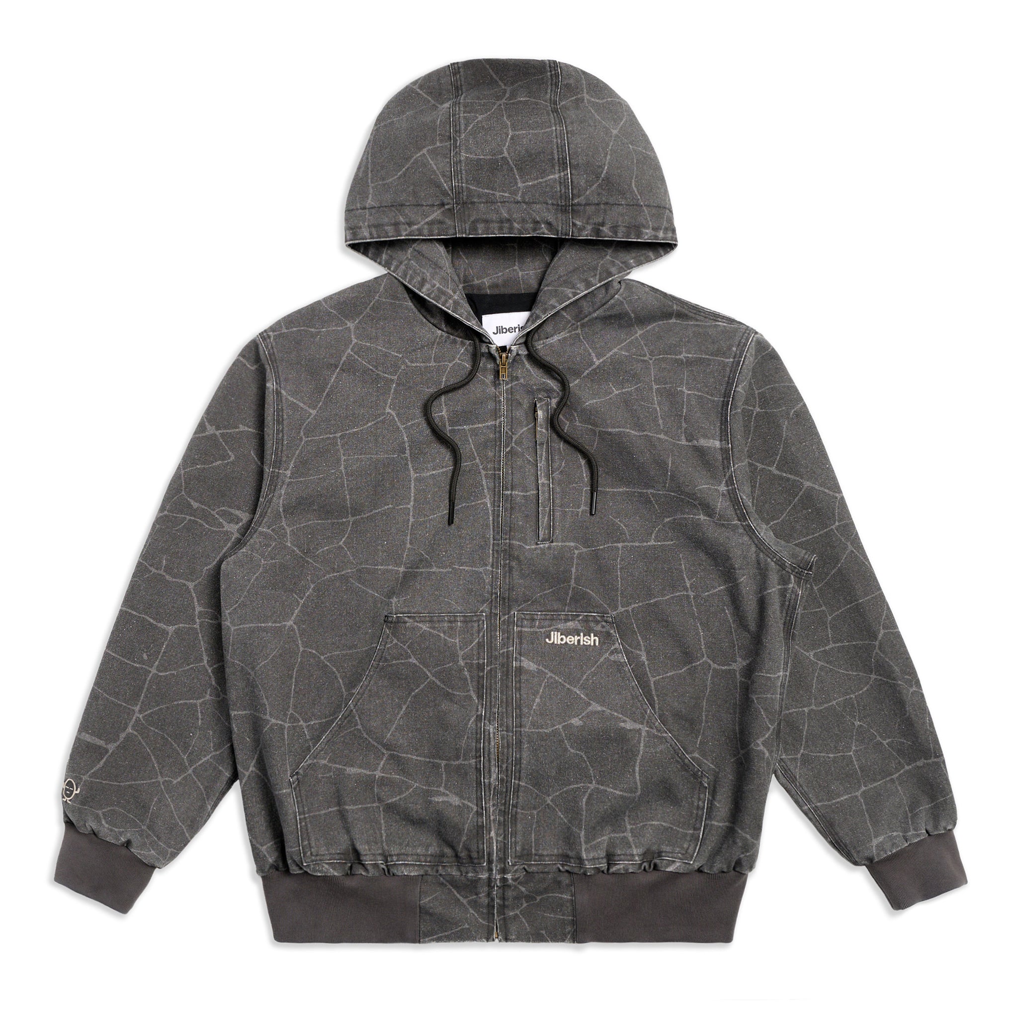 Eggxit + Jiberish: Canvas Field Jacket Cracked Eggshell