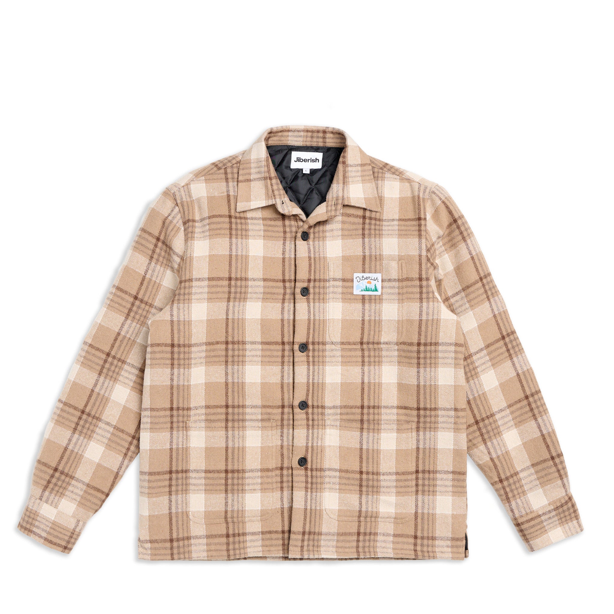 Quilted Riding Flannel Wheat