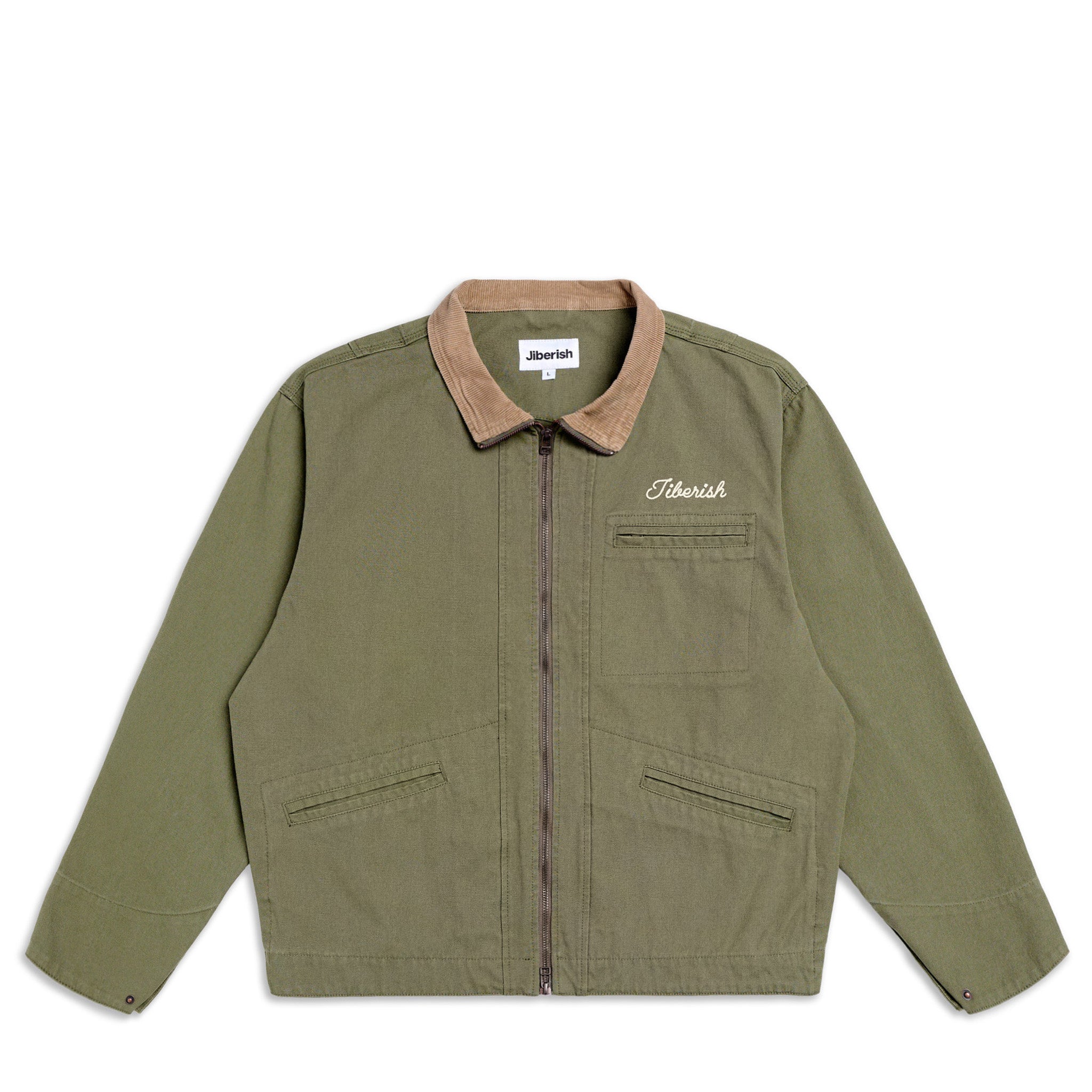 Cowpoke Full Zip Work Jacket Olive