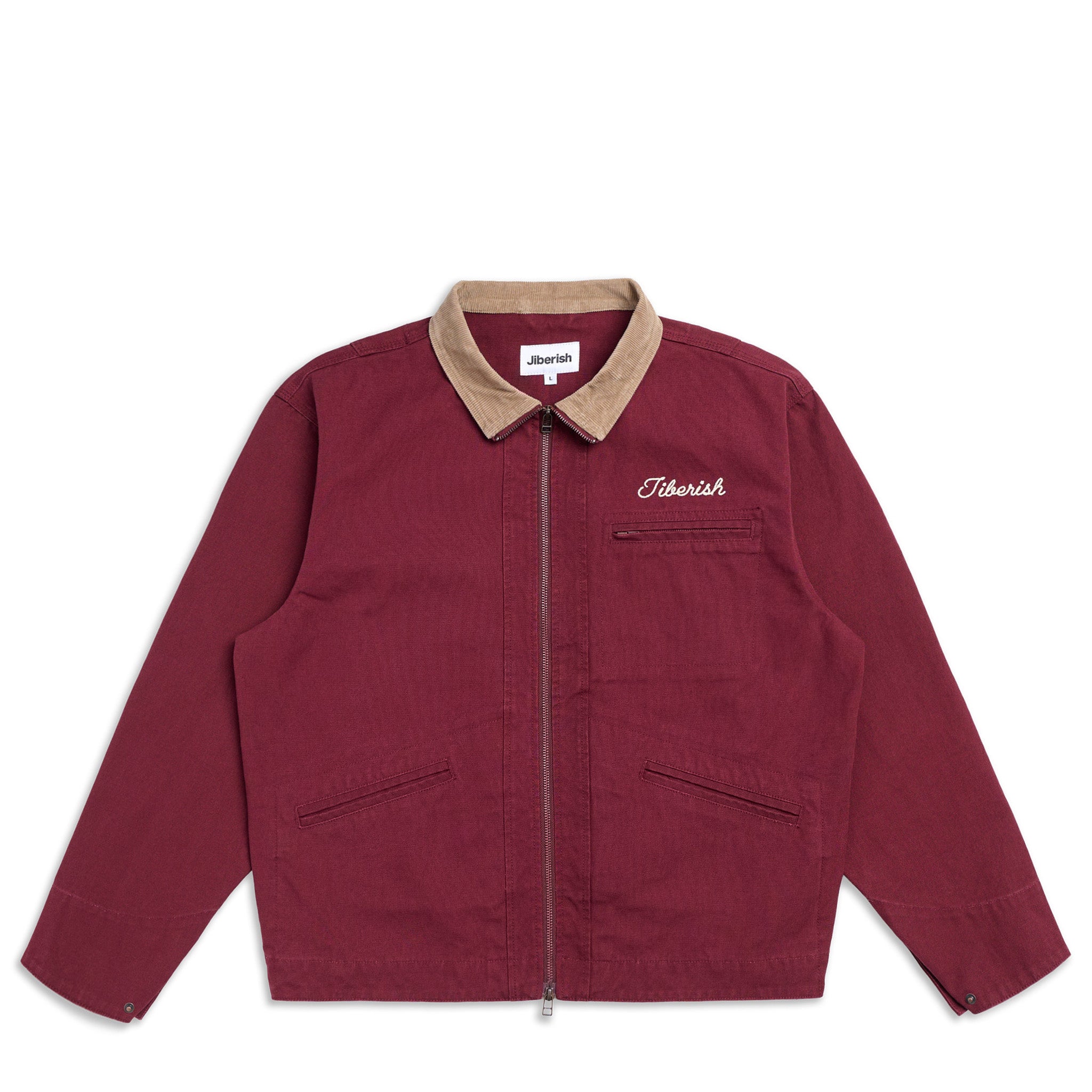 Cowpoke Full Zip Work Jacket Burgundy